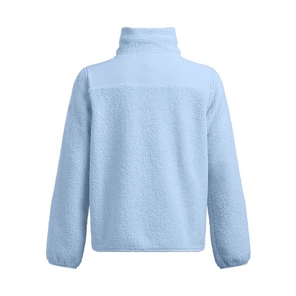 🆕 NWT Under Armour Women's Sky Blue Teddy Jacket - Picture 2 of 8